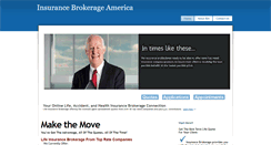 Desktop Screenshot of insurancebrokerageamerica.com