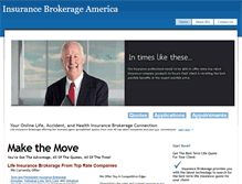 Tablet Screenshot of insurancebrokerageamerica.com